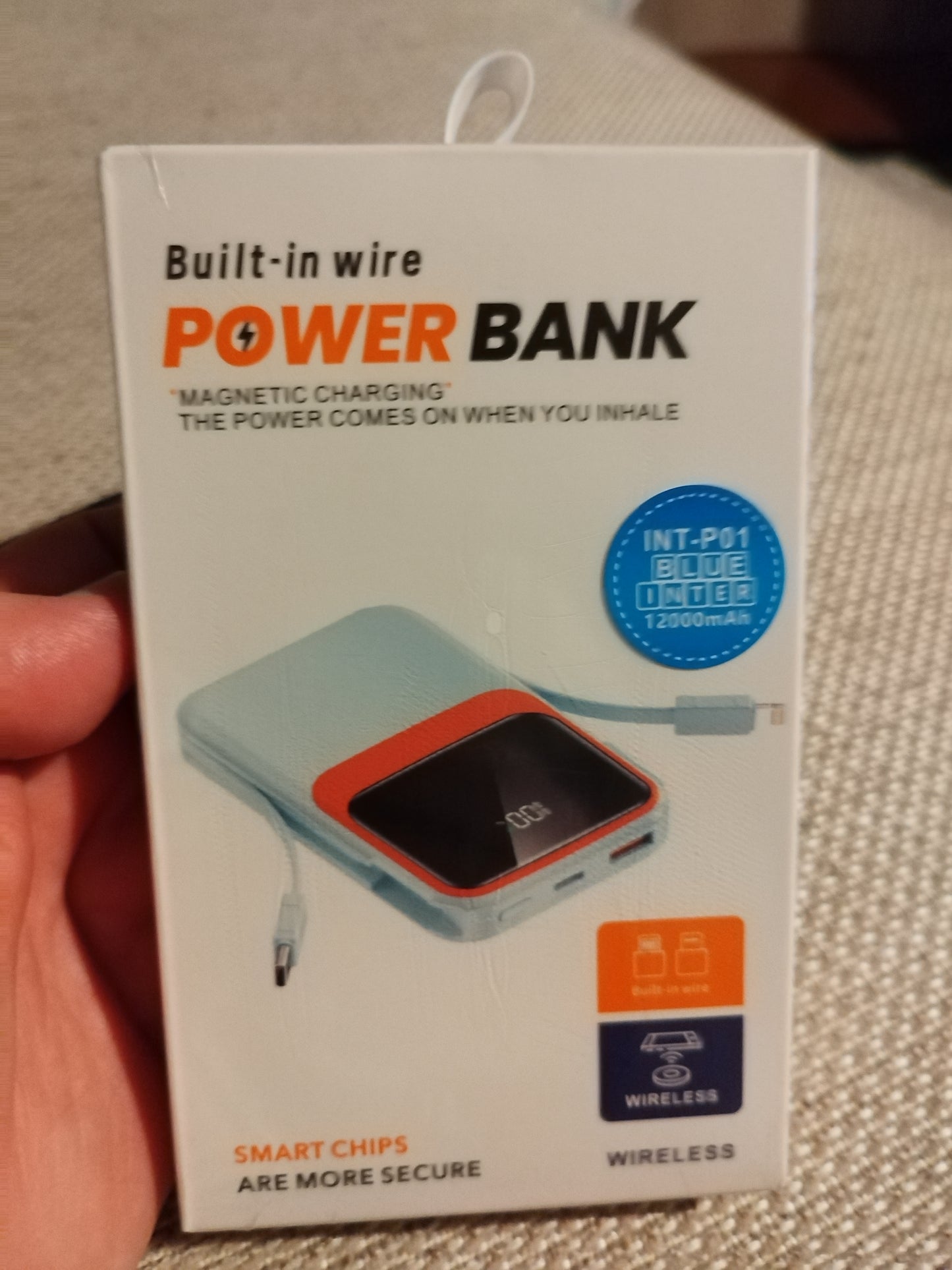 12000 Mah Wireless Manyetik Power Bank Hızlı Şarj Cihazi Aleti