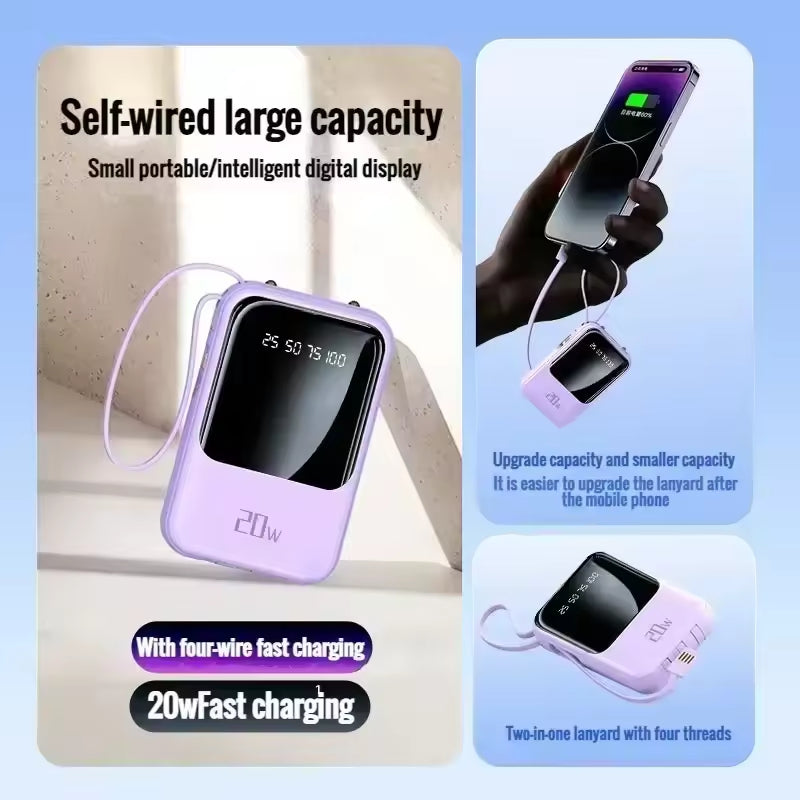 10000 Mah Taşınabilir Hızlı Şarj Cihazı ,Power bank Powerbank İphone ,Samsung , Mi , Huawei Uyumlu